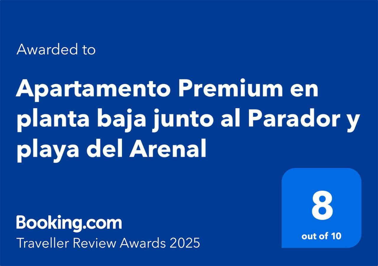 Apartamento Premium En Planta Baja Junto Al Parador Y Playa Del Arenal 哈维亚 外观 照片